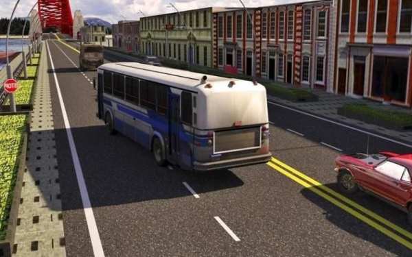 City Bus Traffic Game Racer 3D screenshot 1