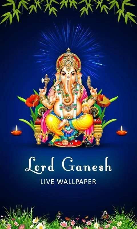 Diwali Ganesh Live Wallpaper स्क्रीनशॉट 1