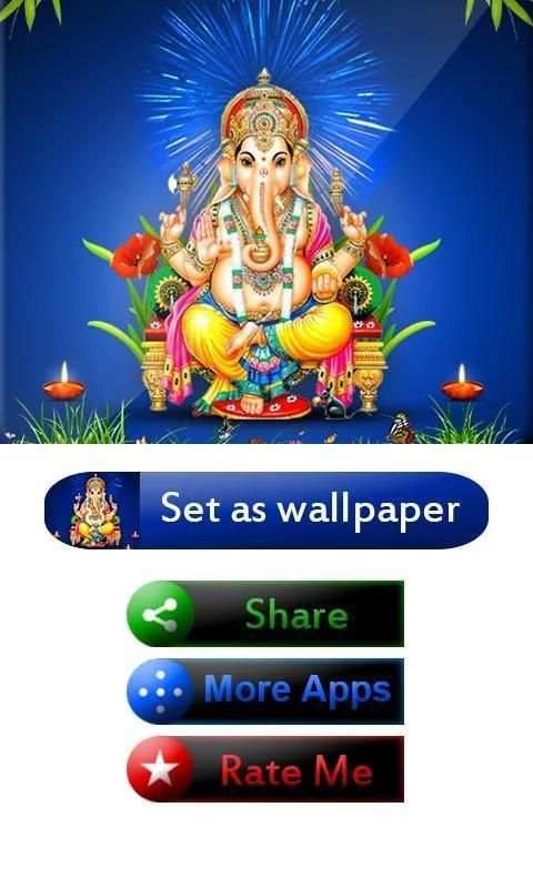 Diwali Ganesh Live Wallpaper स्क्रीनशॉट 2