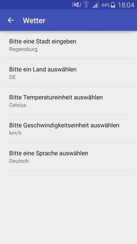 WeatherApp screenshot 2