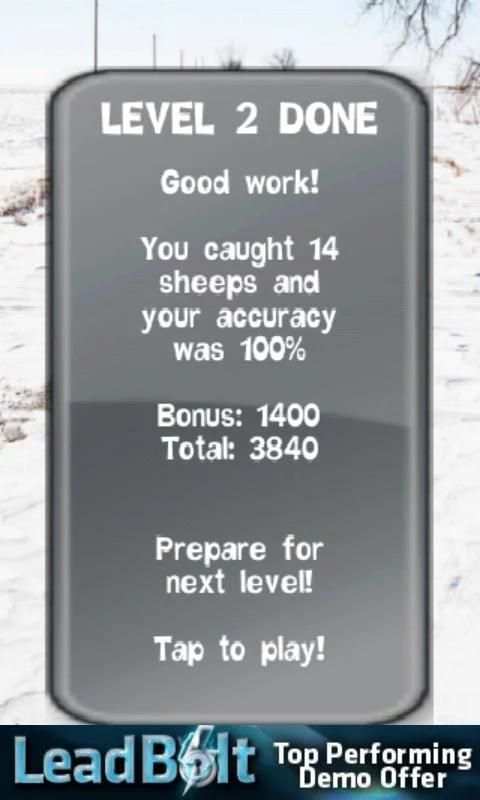 Tap Sheep Christmas Edition screenshot 2