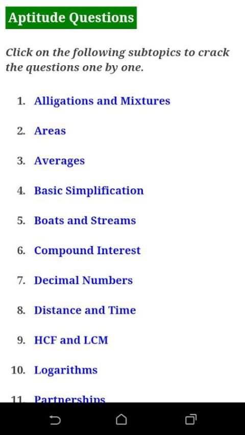 Aptitude & Reasoning Questions screenshot 7