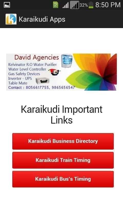 Karaikudi Apps Latest V.1 स्क्रीनशॉट 1