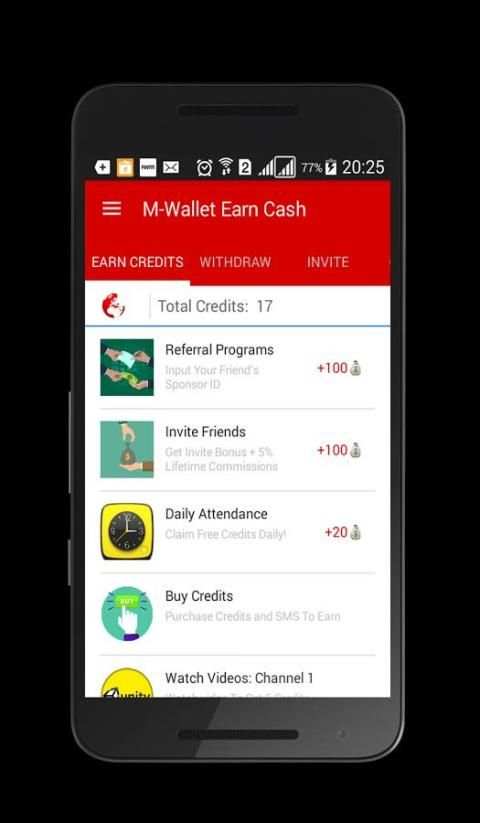 M-Wallet Earn Cash screenshot 3