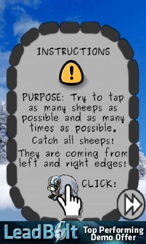 Tap Sheep Christmas Edition screenshot 1
