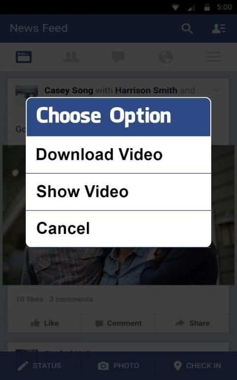Video Downloader For Facebook स्क्रीनशॉट 2