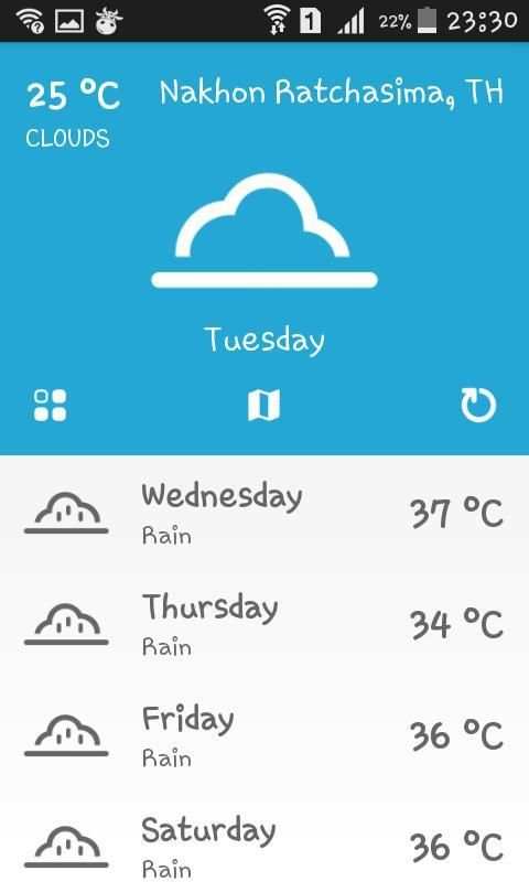 Weather Thailand скриншот 3
