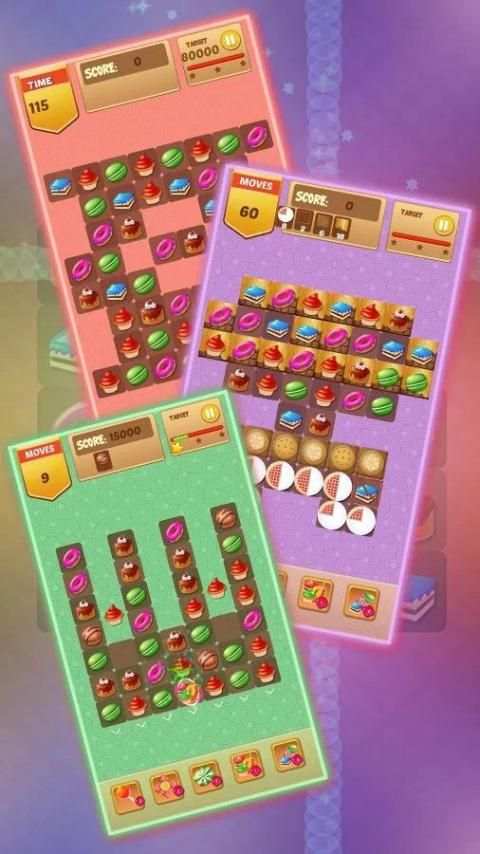 Candy Cake Match 3 Game скриншот 8