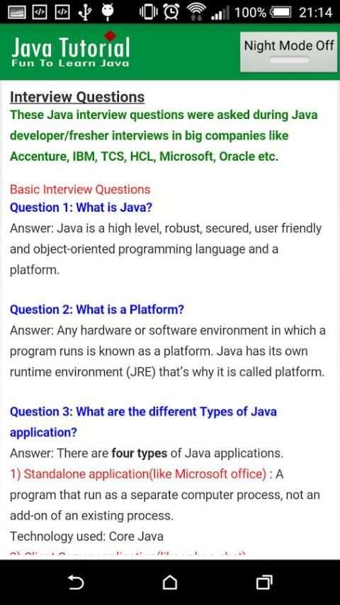 Learn Java : Java Tutorial screenshot 6
