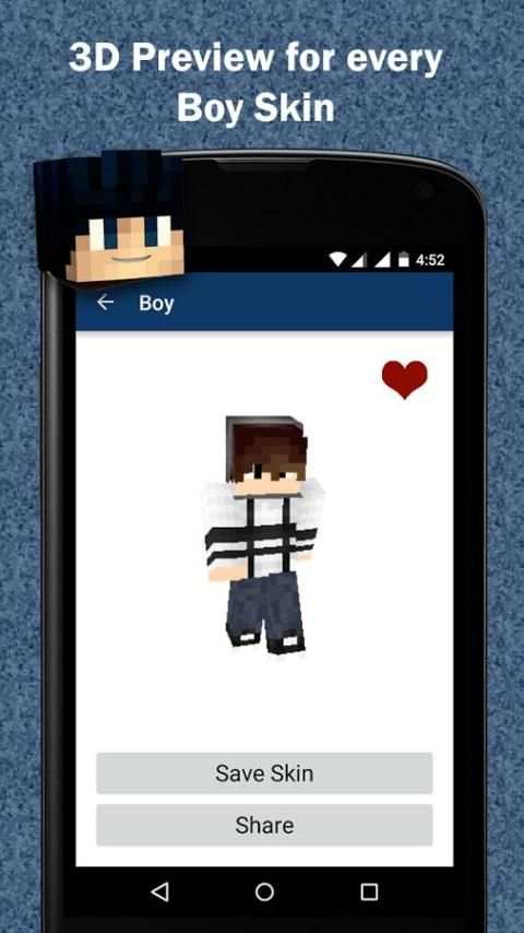 Free Boy Skins for Minecraft screenshot 2