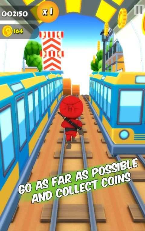 Subway Ninja Surf Run screenshot 5