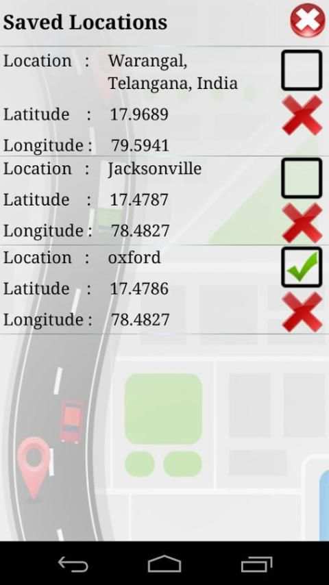 Driving Route Finder स्क्रीनशॉट 1