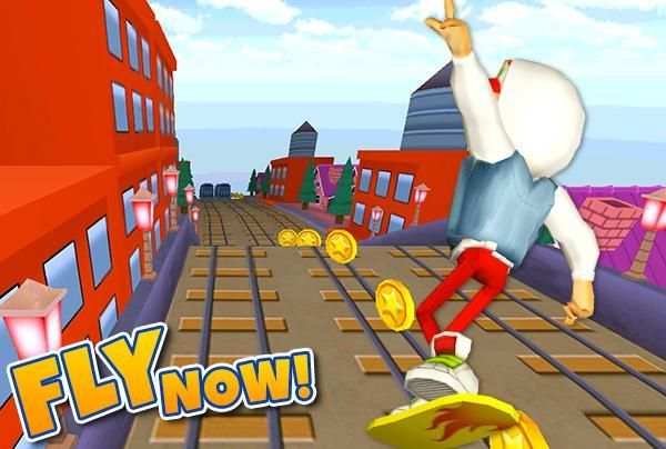 3D Kids Train Rush Run Dash скриншот 2