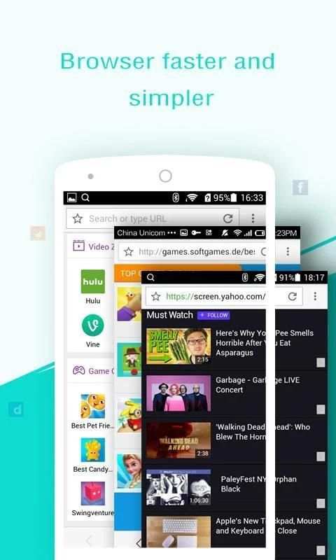Thunder Web Browser-18+ Search screenshot 1