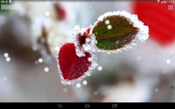 Frozen beauty live wallpaper screenshot 3