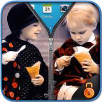 Couple Photo Zipper Lockscreen