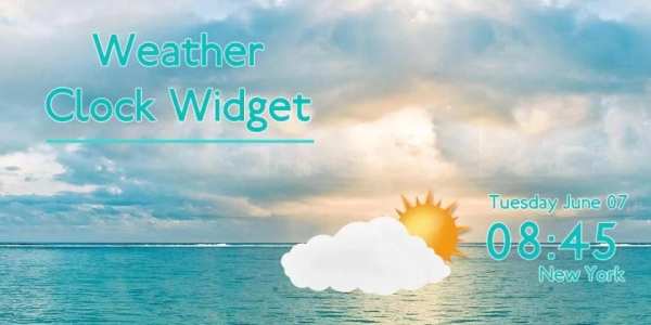 Weather & Clock Widget скриншот 1