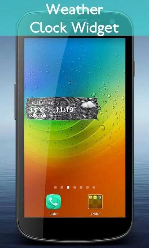 Weather & Clock Widget скриншот 7