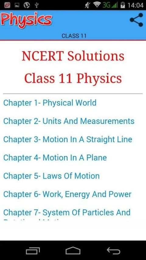 Class 11 Physics Solution скриншот 6