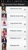 Top Actress Photo Wallpaper screenshot 1