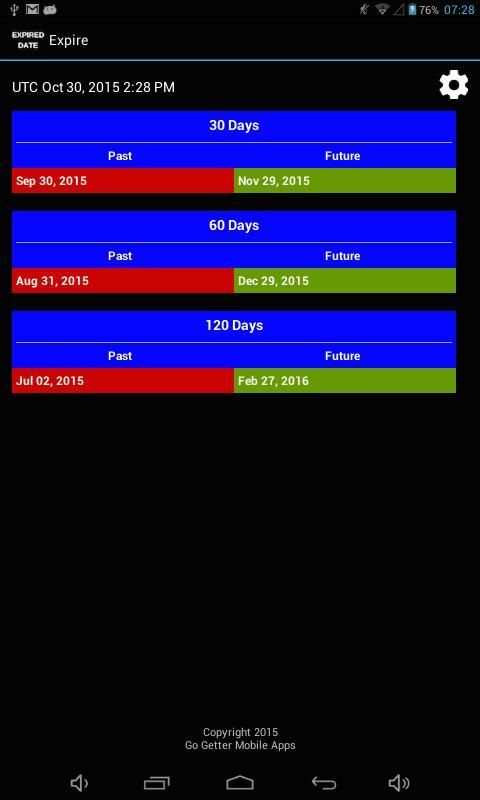 Expire Date screenshot 2