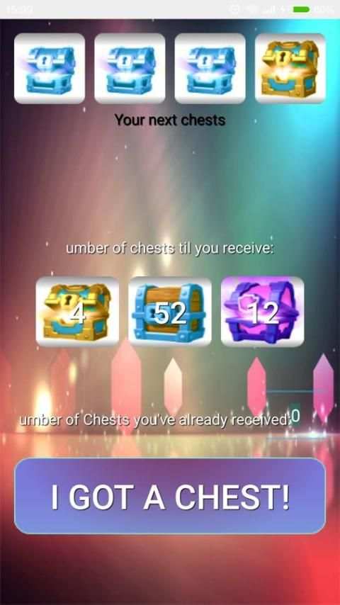 Clash Chest Simulator Tracker скриншот 3