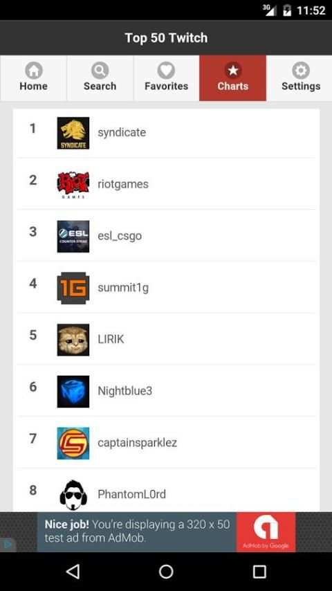Social Blade Statistics App screenshot 1