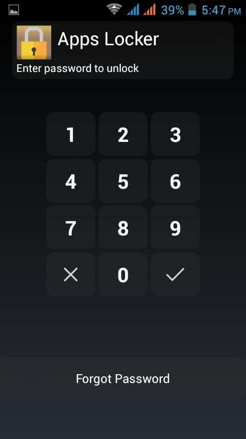 Apps Locker screenshot 4