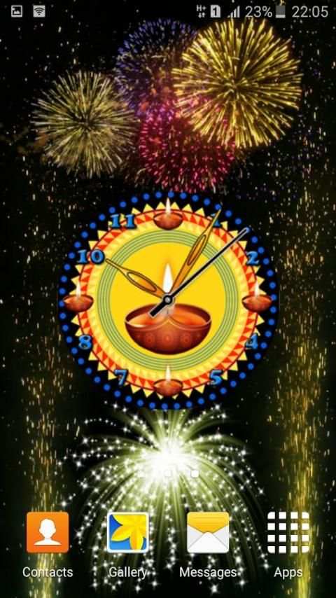 Diwali clock screenshot 3
