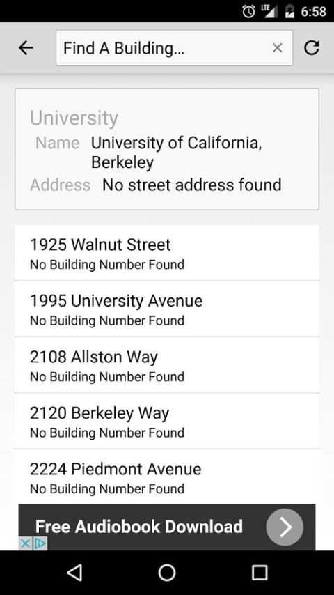 UC Berkeley Maps 4 تصوير الشاشة