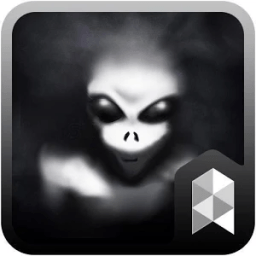 Alien Launcher theme أيقونة