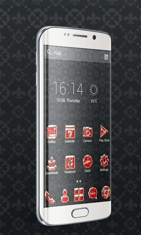 Solo Launcher Ruby screenshot 1