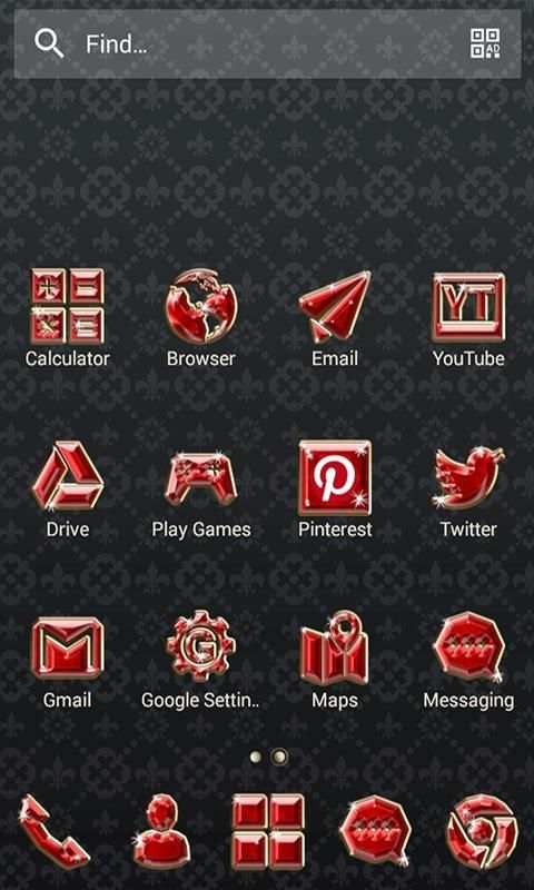 Solo Launcher Ruby screenshot 4