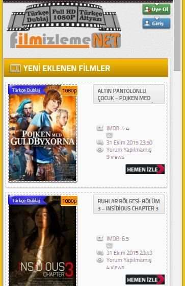 Filmizleme.NET скриншот 5