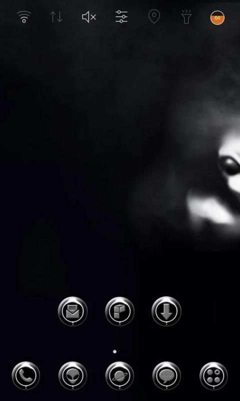 Alien Launcher theme 3 تصوير الشاشة