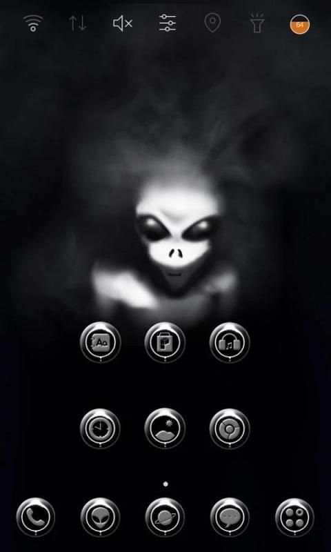 Alien Launcher theme 4 تصوير الشاشة