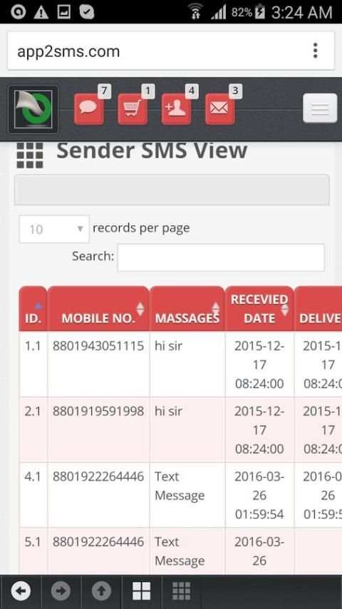 HTTP SMS Sender Gateway screenshot 1