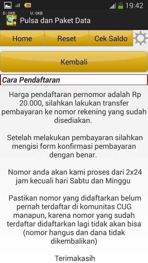 Pulsa dan Paket Data screenshot 4