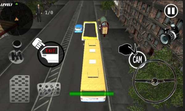 Prison Bus Traffic Rider 3D 1 تصوير الشاشة
