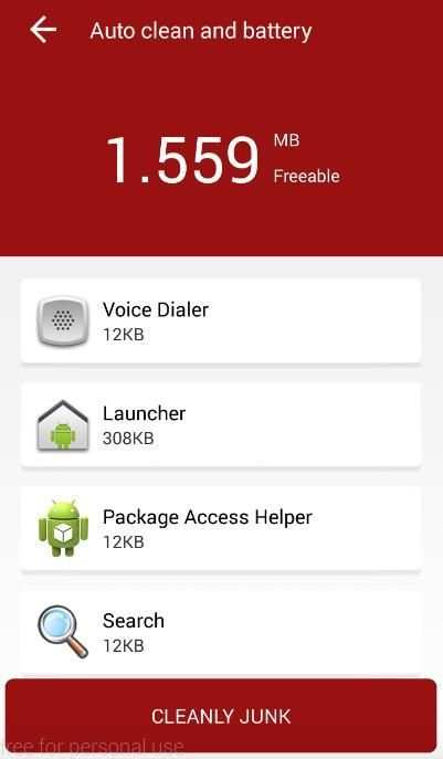 Auto clean & battery screenshot 5
