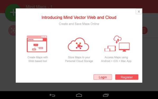 Mind Vector - Mind Mapping App 1 تصوير الشاشة