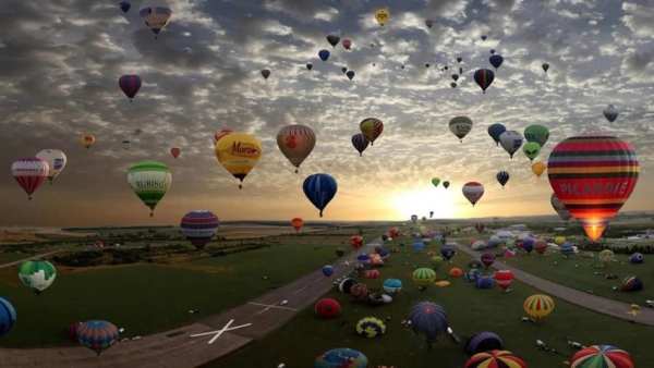 Hot air balloons.Wallpaper स्क्रीनशॉट 1
