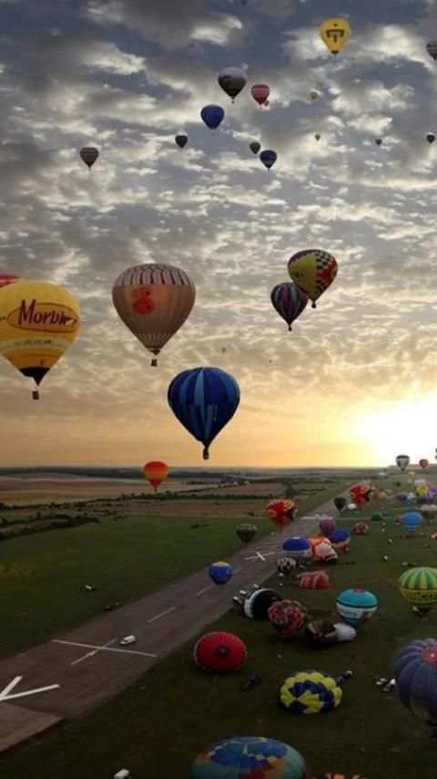 Hot air balloons.Wallpaper स्क्रीनशॉट 4