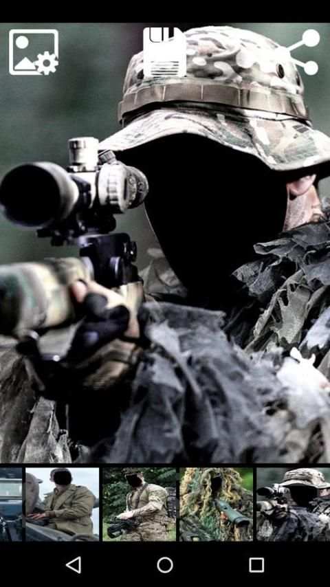 Army Photo Suit 5 تصوير الشاشة