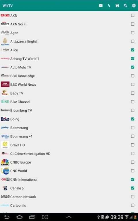 Wid Tv Lite - Guida TV Widget screenshot 3