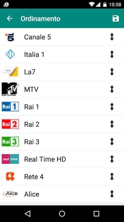 Wid Tv Lite - Guida TV Widget screenshot 5