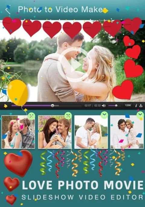 Love Video Maker with Music स्क्रीनशॉट 5