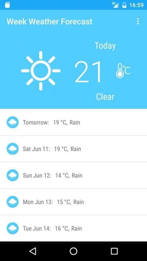 Weather Forecast скриншот 3