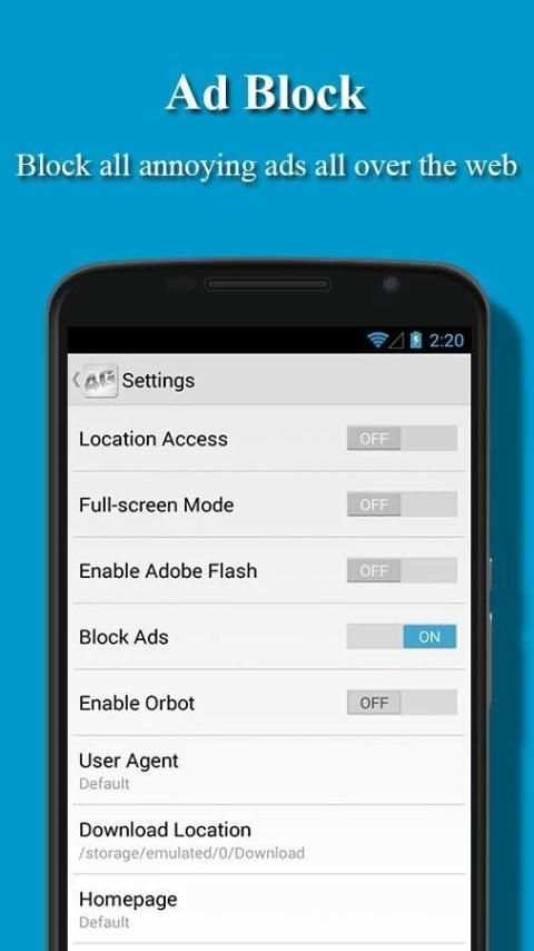4G Fast Internet Browser скриншот 6