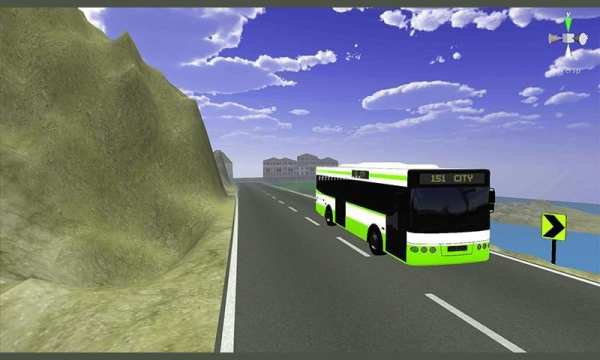 Bus Simulator - Dangerous road screenshot 1